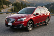 Subaru Outback 2014–2019 Sidetrin Maya Red (2 stk., aluminium) foto 1