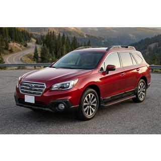Sidetrin Maya Red (2 stk., aluminium) Subaru Outback 2014–2019 foto 1