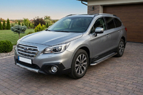 Subaru Outback 2014–2019 Sidetrin Maydos V2 (2 stk., aluminium) foto 1
