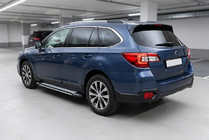 Subaru Outback 2014–2019 Sidetrin Rainbow (2 stk., aluminium) foto 1
