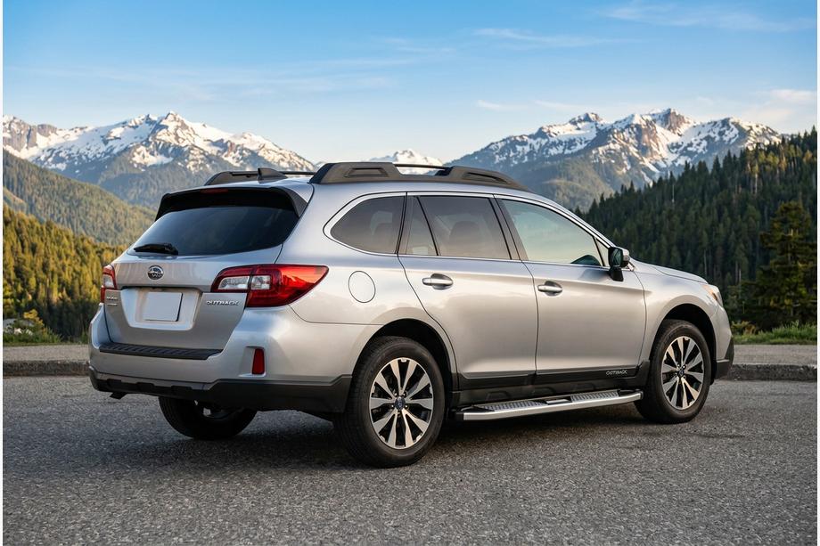 Subaru Outback 2014–2019 Mevsim Grey sidetrin (2 stk., aluminium) Image