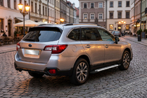 Subaru Outback 2014–2019 Sidetrin Line (2 stk., aluminium) foto 1