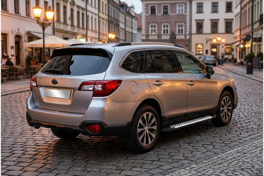 Subaru Outback 2014–2019 Sidetrin Line (2 stk., aluminium) Image