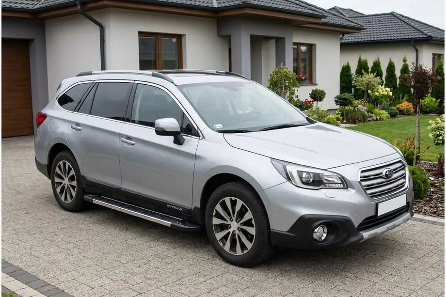 Subaru Outback 2014–2019 RedLine sidetrin (2 stk., aluminium) Image