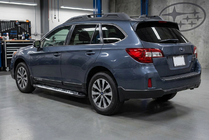 Subaru Outback 2014–2019 Sunrise sidetrin (2 stk., aluminium) foto 1