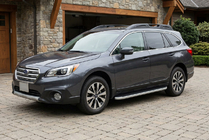 Subaru Outback 2014–2019 Sidetrin Tayga Grey (2 stk., aluminium) foto 1