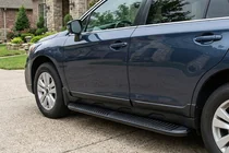 Subaru Outback 2014–2019 Sidetrin Tayga Black (2 stk., aluminium) foto 1