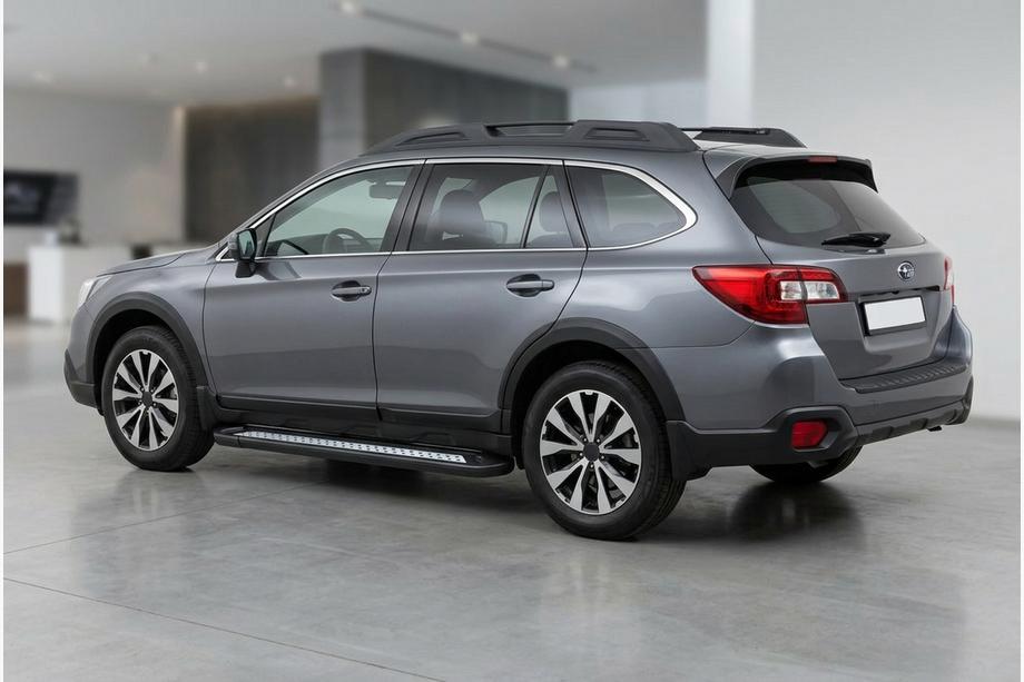 Subaru Outback 2014–2019 Sidetrin Vision New Black (2 stk., aluminium) Image