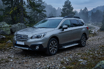 Subaru Outback 2014–2019 Sidetrin Vision New Grey (2 stk., aluminium) foto 1