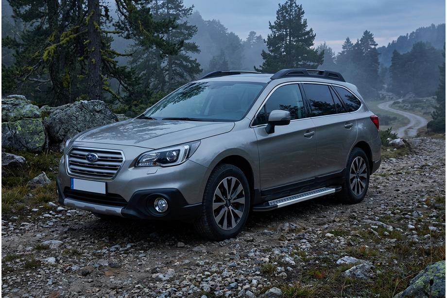 Subaru Outback 2014–2019 Sidetrin Vision New Grey (2 stk., aluminium) Image
