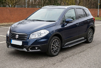 Suzuki SX4 S-Cross 2013–2016 Bosphorus Grey sidetrin (2 stk., aluminium) foto 1