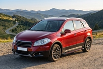 Suzuki SX4 S-Cross 2013–2016 Sidetrin Maya Red (2 stk., aluminium) foto 1