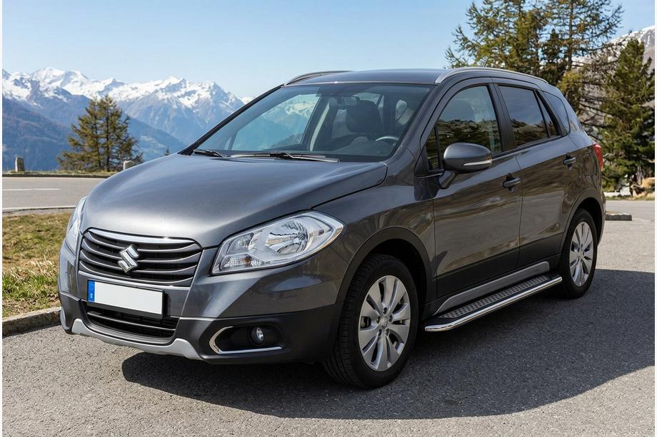 Suzuki SX4 S-Cross 2013–2016 Sidetrin Maydos V2 (2 stk., aluminium ↗ rustfrit stål) Image