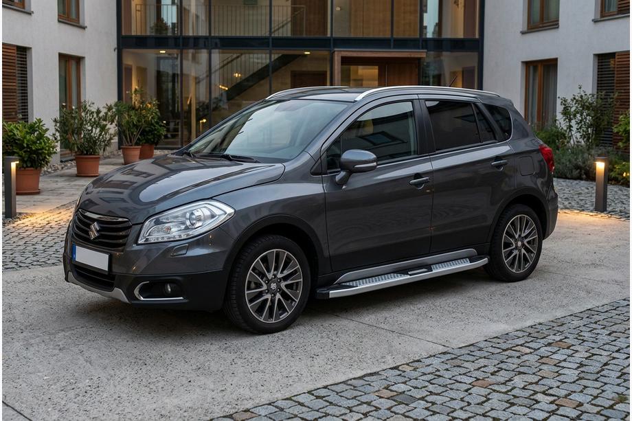 Suzuki SX4 S-Cross 2013–2016 Mevsim Grey sidetrin (2 stk., aluminium) Image