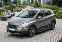 Suzuki SX4 S-Cross 2013–2016 Sidetrin Tayga Black (2 stk., aluminium) foto 1