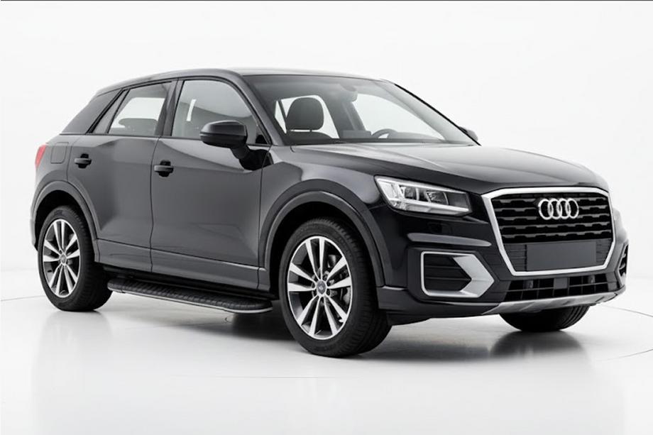 Audi Q2 2016– Sidetrin Bosphore Black (2 stk., aluminium) Image