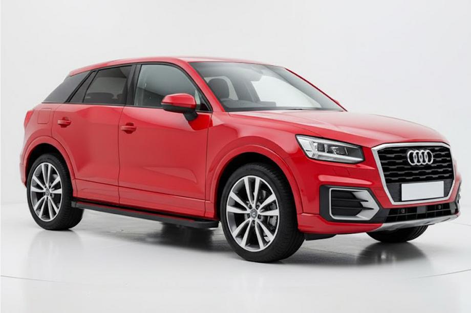 Audi Q2 2016– Sidetrin Maya Red (2 stk., aluminium) Image