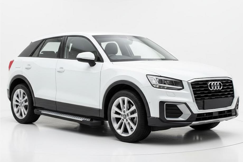 Audi Q2 2016– Sidetrin Allmond Grey (2 stk., aluminium) Image