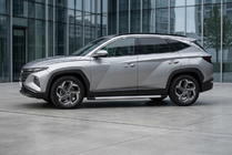 Hyundai Tucson NX4 2021– Sideskørter Maya V2 (2 stk., aluminium) foto 1