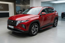 Hyundai Tucson NX4 2021– Sidetrin Maya Red (2 stk., aluminium) foto 1