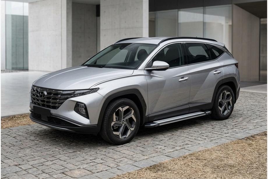 Hyundai Tucson NX4 2021– Sidetrin Rainbow (2 stk., aluminium) Image