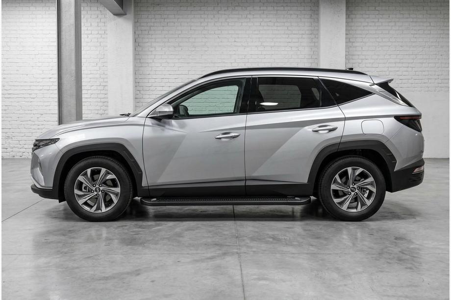 Hyundai Tucson NX4 2021– Allmond Black sidetrin (2 stk., aluminium) Image