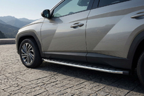 Hyundai Tucson NX4 2021– Sidetrin Fullmond (2 stk., aluminium) foto 1