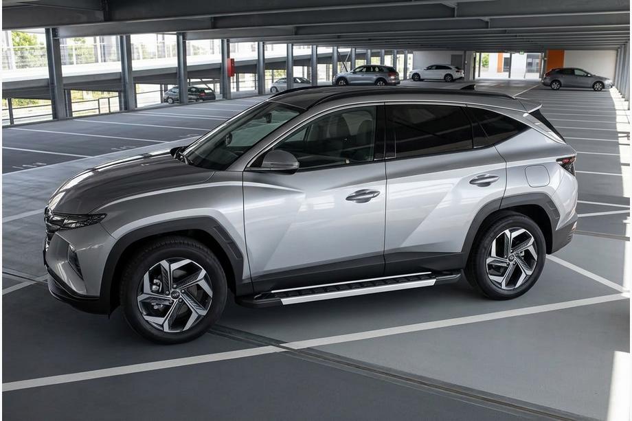 Hyundai Tucson NX4 2021– RedLine sidetrin (2 stk., aluminium) Foto 1