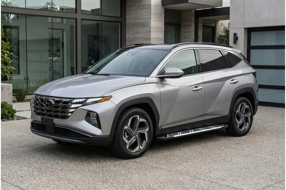 Hyundai Tucson NX4 2021– Sunrise sidetrin (2 stk., aluminium) Foto 1