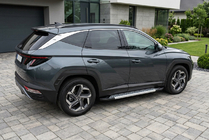 Hyundai Tucson NX4 2021– Sidetrin Vision New Grey (2 stk., aluminium) foto 1