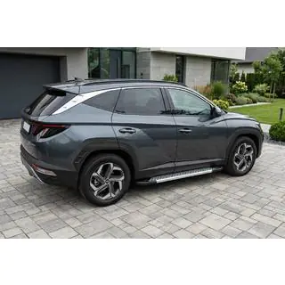 Sidetrin Vision New Grey (2 stk., aluminium) foto 1