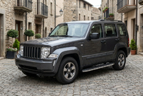 Jeep Cherokee/Liberty 2007–2013 Sidetrin Bosphore Grey (2 stk., aluminium) foto 1