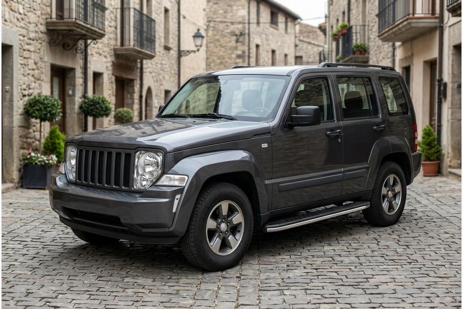 Jeep Cherokee/Liberty 2007–2013 Sidetrin Bosphore Grey (2 stk., aluminium) Image