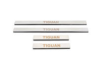 Volkswagen Tiguan 2016–2023 Carmos dørtrinlister (rustfrit stål) foto 5