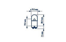Signallampe Narva 17172 R5W 12V 5W BA15d foto 2