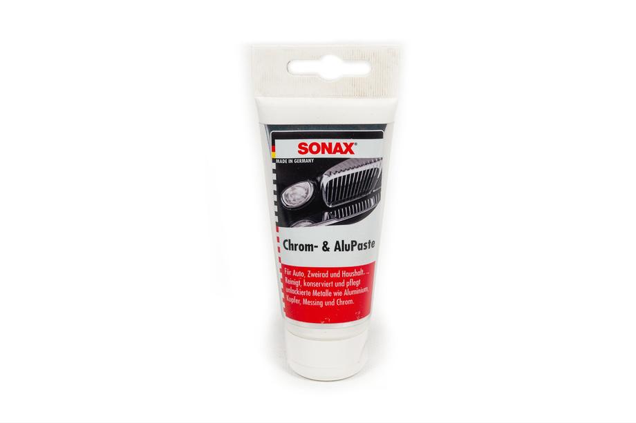 Sonax rengøringspasta til krom og aluminium, 75 ml Foto 1