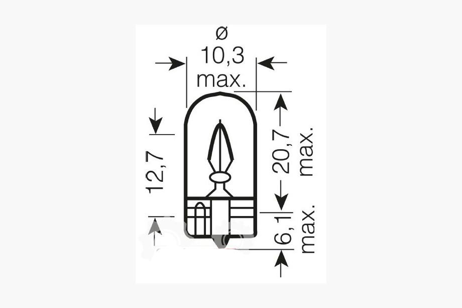 Signallampe Osram 2845 W5W 24V W2.1X9.5D Foto 2