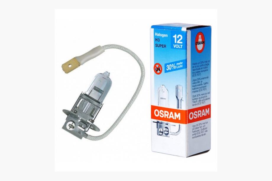 Osram H3 55W 64151SUP Super +30% forlygtepære Foto 1