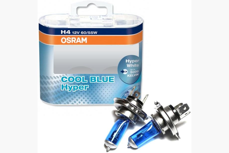 Osram H4 60/55W Cool Blue Hyper 64193CBH forlygtepære Image