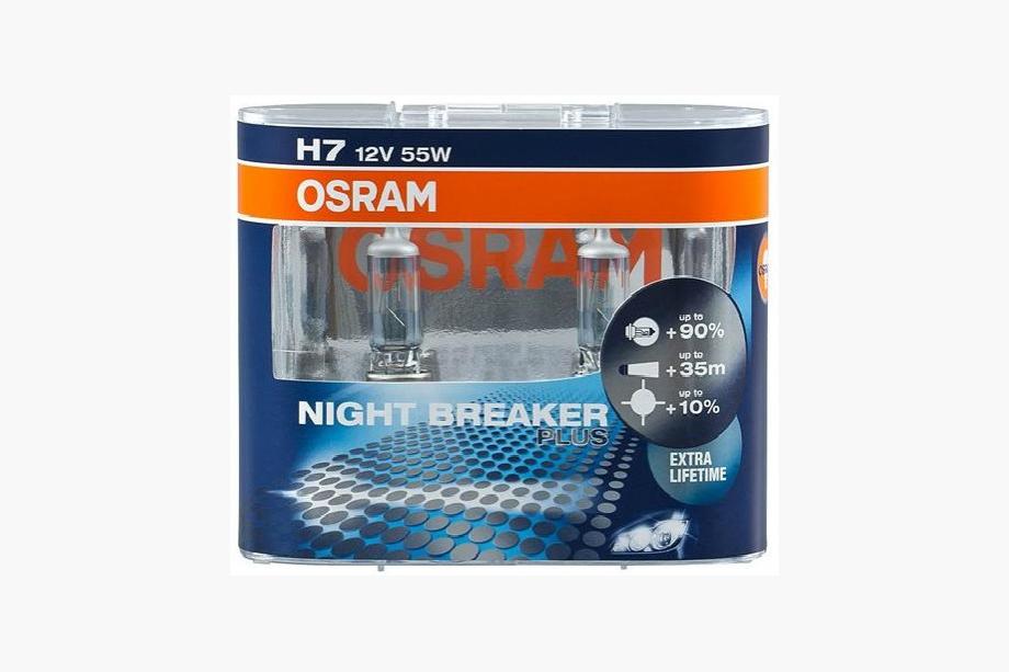 Osram H7 55W Night Breaker Plus 64210NBP forlygtepære Image