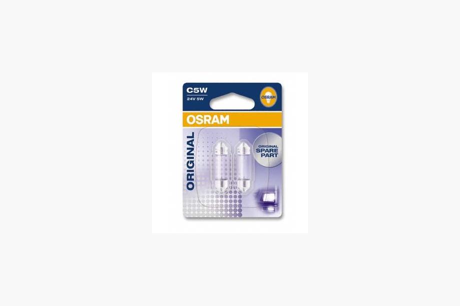 Signallampe Osram 6423-02B C5W 36mm 24V SV8.5-8 Foto 1