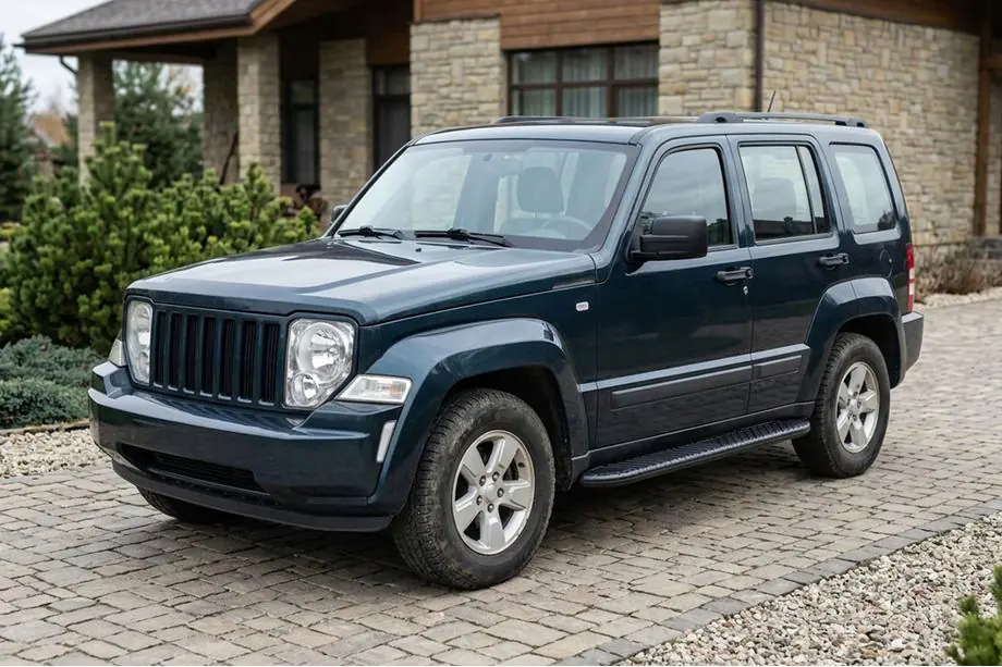Jeep Cherokee/Liberty 2007–2013 Sidetrin Bosphore Black (2 stk., aluminium) Foto 1