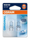 Osram 7505 W21W 12V 21W W3x16d blinklyspære (2 stk) foto 1
