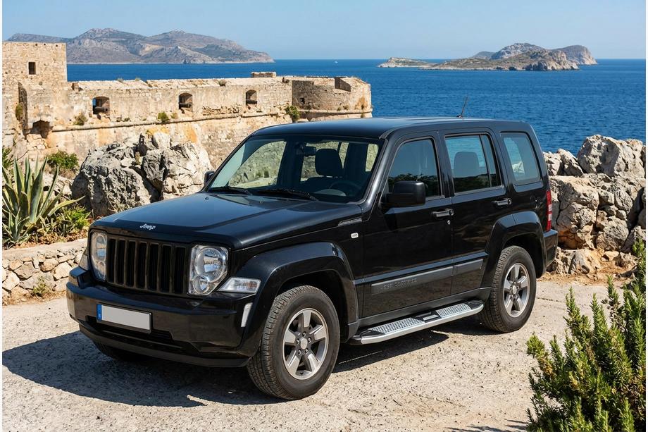 Jeep Cherokee/Liberty 2007–2013 Mevsim Grey sidetrin (2 stk., aluminium) Image