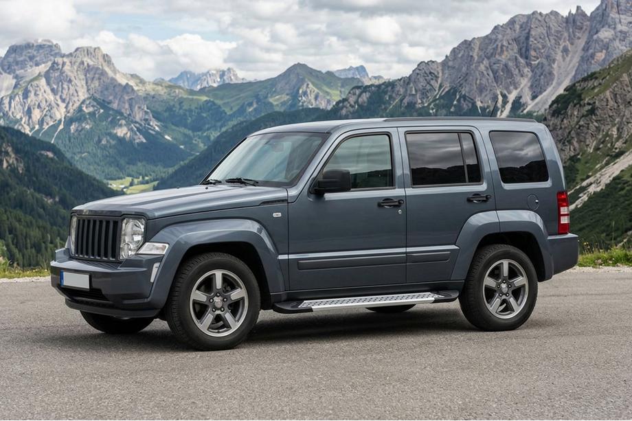 Jeep Cherokee/Liberty 2007–2013 Sidetrin Vision New Grey (2 stk., aluminium) Image