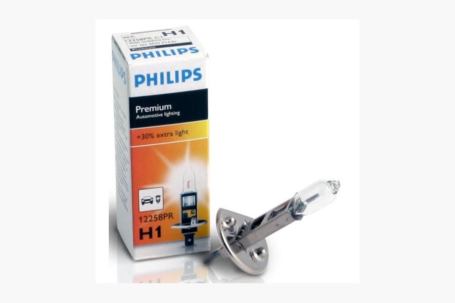 Philips H1 55W 12258PR Premium +30% halogenpære til forlygte Image