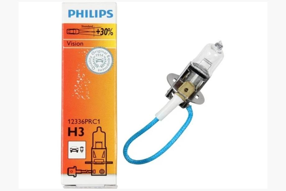 Philips H3 55W 12336PR Premium +30% forlygtepære Foto 1