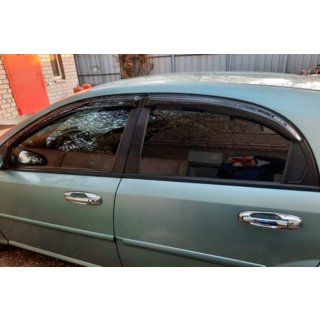 Vindafvisere til vinduer HB (4 stk., HIC) Chevrolet Lacetti 2003–2024 foto 3