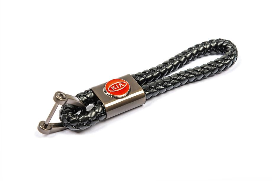 KIA Lædernøglering V1 med KIA-logo Image