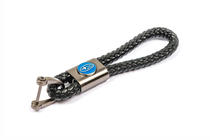 Subaru Lædernøglering V1 med Subaru-logo foto 2